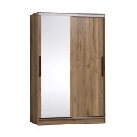 Шкафы-купе 2-х дверные, Шкаф-купе 2-дв  Strike 1350 зеркало/лдсп  (в2105*ш1350*г595)