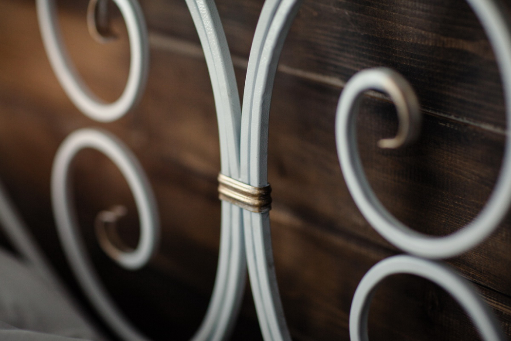 Кованые кровати, Кованая кровать Валенсия 1.8 с одной спинкой