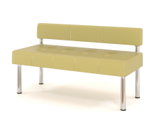 Офисные диваны, Офисный диван Бизнес со спинкой 100