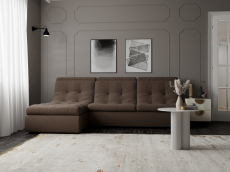 Диваны угловые в гостиную, Угловой диван Монако-2 ППУ, велюр