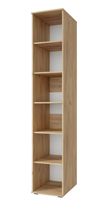 Шкафы одностворчатые, Шкаф-пенал Эмилия ЭЛ-15К с зеркалом