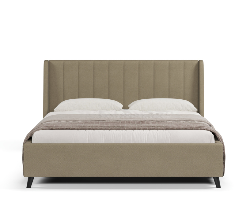 Мягкая кровать, Кровать Милла 180, велюр