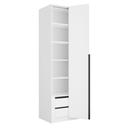 Шкаф Локер 2-х дверный (Гармошка) доп. полки + модуль