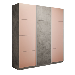 Шкаф-купе Прайм 3-х дверный Стекла пудра/ДСП/Доводчики 210х57х230