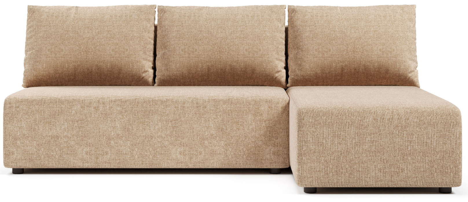 Диваны угловые, Угловой диван-кровать Каир (Комо, Крит), рогожка