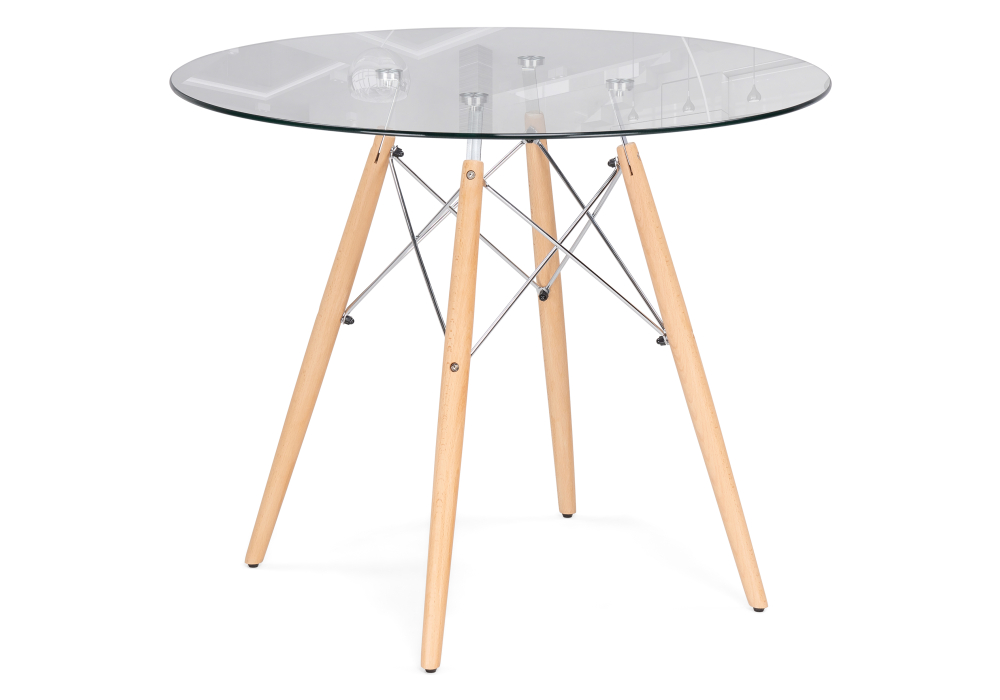 Журнальные столики, Стол стеклянный  PT-151 80х80х76