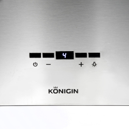 Кухонная вытяжка Konigin Geometry Inox/Black Glass