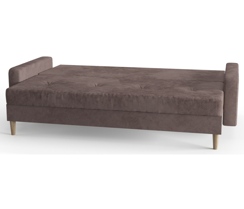 Диваны с ящиком для белья, Диван-кровать Belfast, независимый пружинный блок, велюр