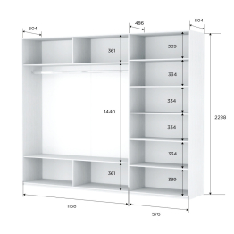 Шкаф-купе Прайм 3-х дверный Фотопечать Шелк Стекла/Доводчики 180х57х230