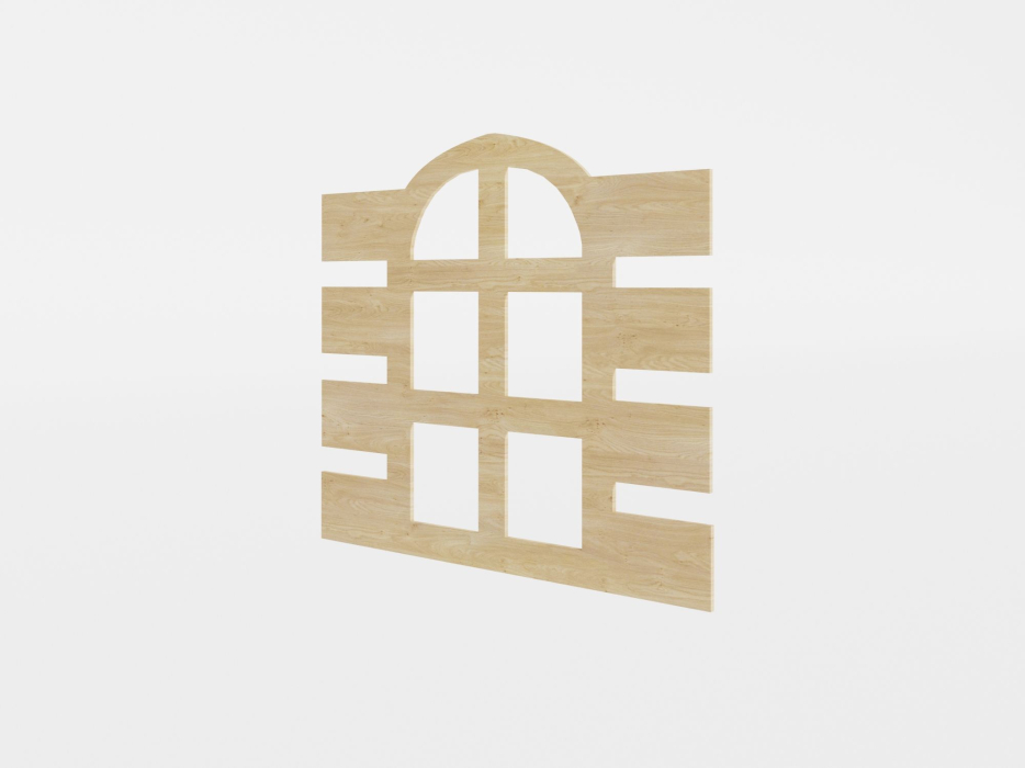 Детские кровати, Двухъярусная кровать домик Бэби люкс 70х190