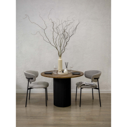 Стол Барел 100 (черные ноги)