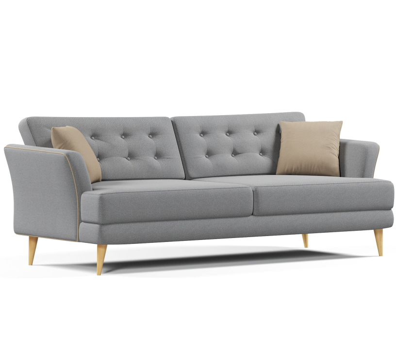 Диваны прямые, Диван прямой нераскладной Питсбург, велюр