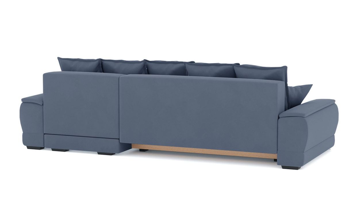 Диваны угловые в гостиную, Диван-кровать угловой Нордвикс ПБ, велюр