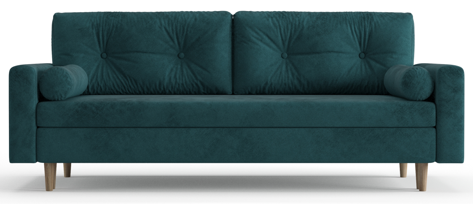 Диваны еврокнижки, Диван-кровать Таврида, пружинный блок, велюр