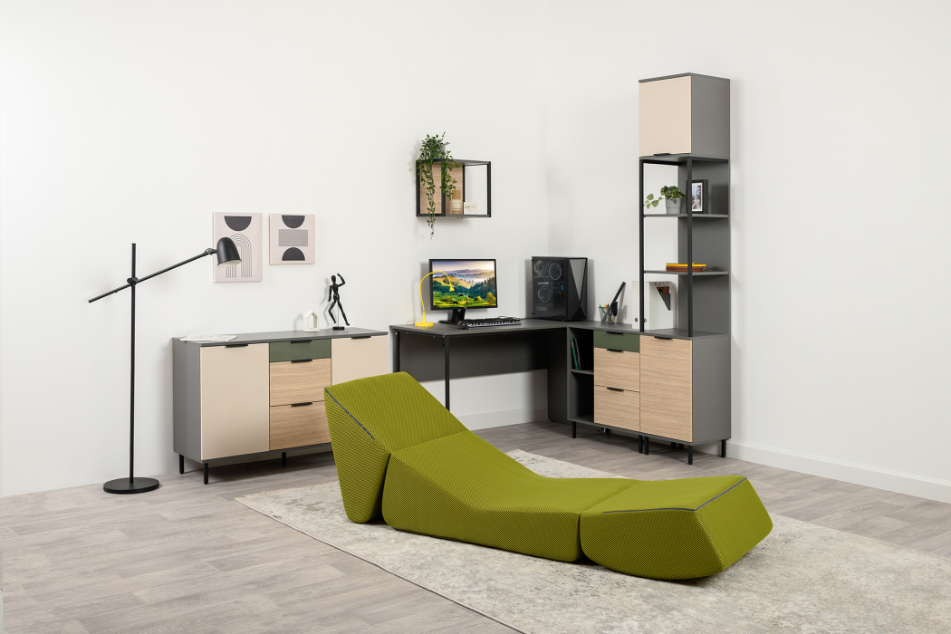 Кресло для отдыха, Кресло Марвэл, сетка зеленая