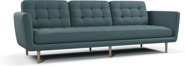 Диван прямой нераскладной Неаполь 1, велюр