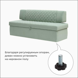 Прямой кухонный диван Тиан 168