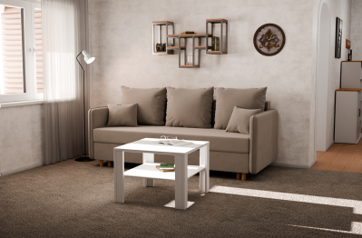 Прямой диван Санти,еврокнижка,велюр