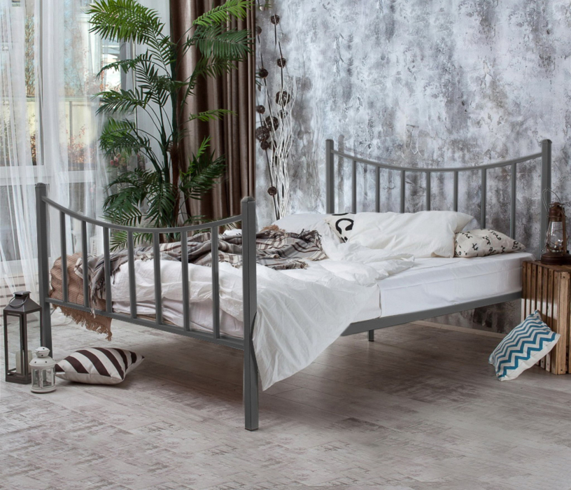 Кровати 140 см, Кровать в стиле лофт Ринальди 1.4