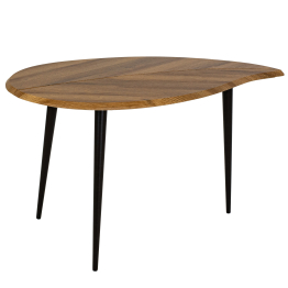 Стол журнальный БьютиСтайл 28 дуб вотан/черный