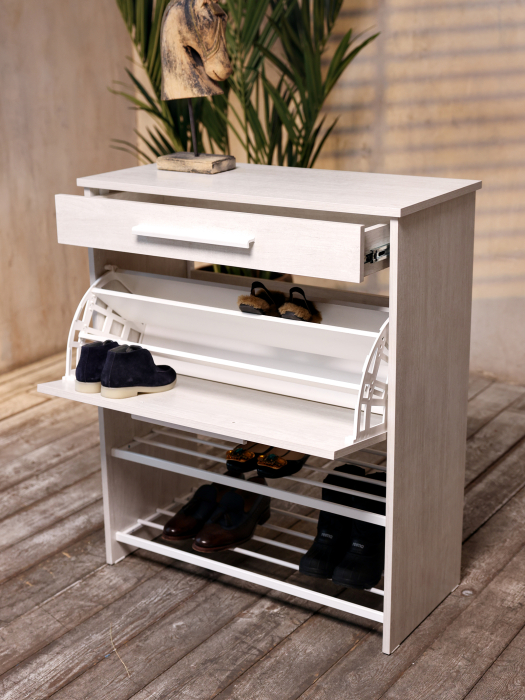 Тумбы, Обувница с ящиком и полками тумба № 10 Macentosh Home