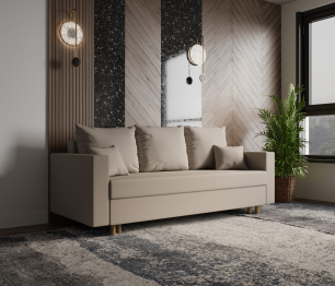 Прямой диван Адам,еврокнижка,велюр