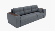 Диваны угловые в гостиную, Угловой диван Сенатор-2 ППУ, велюр