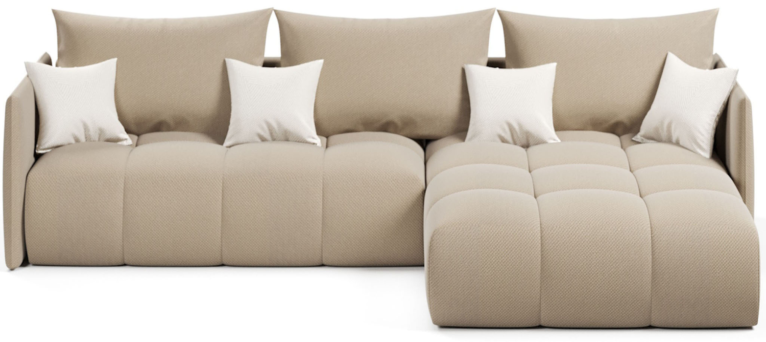 Диваны угловые, Диван угловой Лагуна еврокнижка, велюр