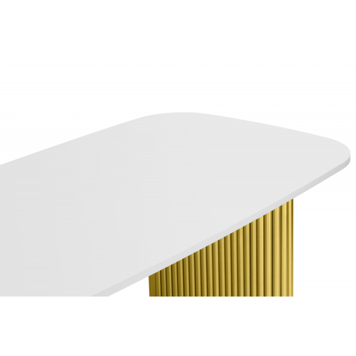 Обеденные столы, Деревянный стол Бавария 160*90 (золотые ноги)