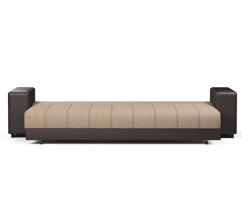 Диваны прямые, Диван прямой Дубай еврокнижка рогожка+экокожа