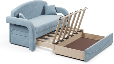 Детский диван Алекс выкатной, велюр