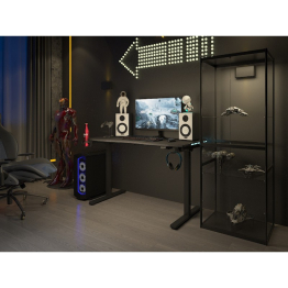 Стол для компьютера с электроприводом и RGB-подсветкой FoxGear FG-IE-47B