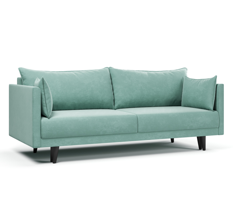 Диваны прямые, Диван-кровать Сканди, тик-так, велюр