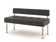 Офисные диваны, Офисный диван Бизнес со спинкой 160