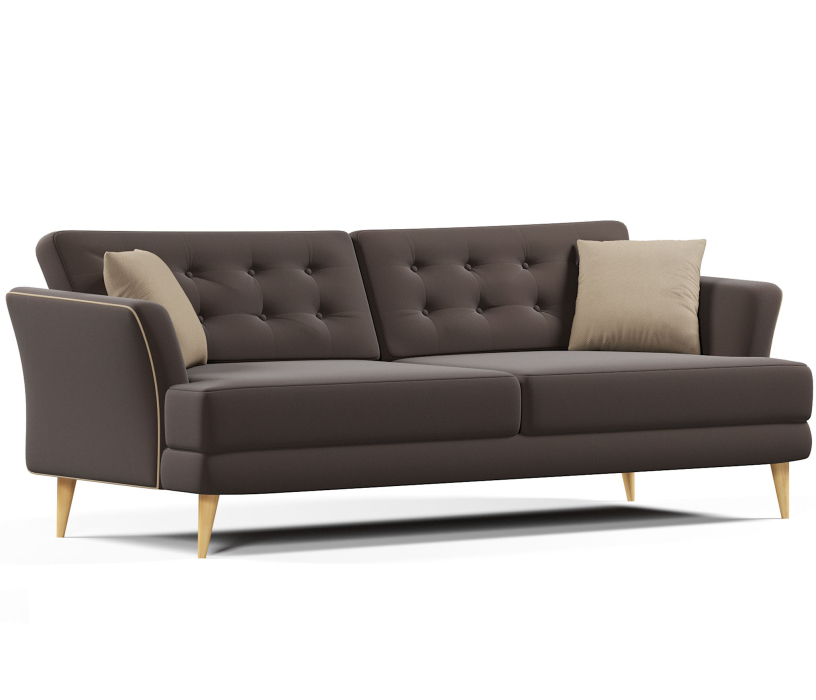 Диваны прямые, Диван прямой нераскладной Питсбург, велюр