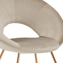 Комплект стульев Refuge, золотой (Комплект 4 шт)