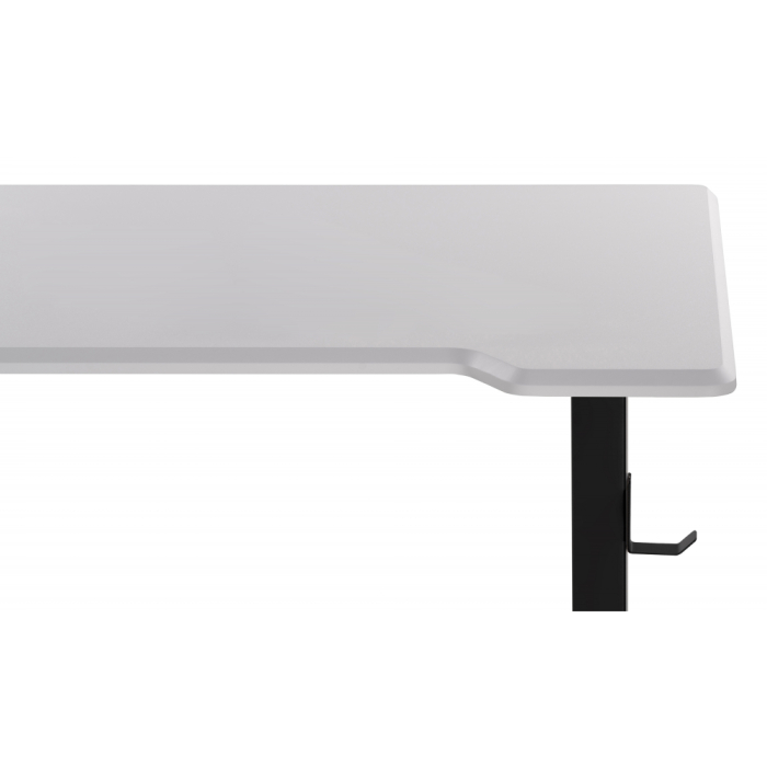 Прямые компьютерные столы, Компьютерный стол Маркос с механизмом подъема 120х75х75, черный