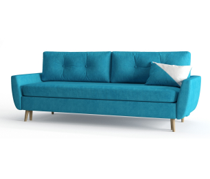 Диван-кровать Норфолк, независимый пружинный блок, велюр