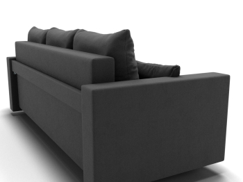 Прямой диван Адам,еврокнижка,велюр