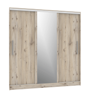 Шкафы-купе, Шкаф-купе 3-дв  Strike 2000 зеркало/лдсп  (в2105*ш2000*г595)