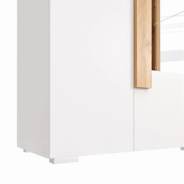 Шкаф-витрина двухдверная 1995х766х395 мм