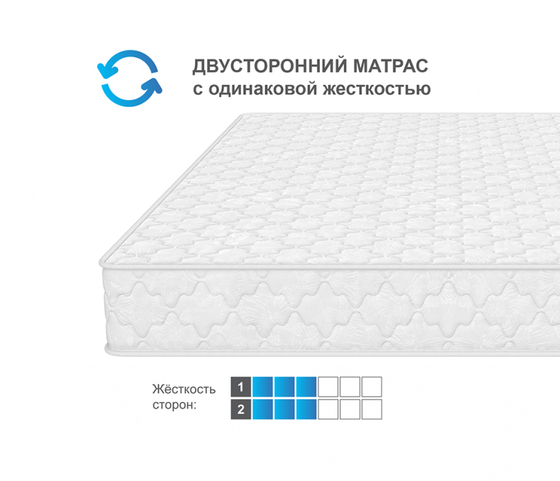 900 x 2000, Матрас ARMOS Сонплит (Трикот белый) 90х200 см