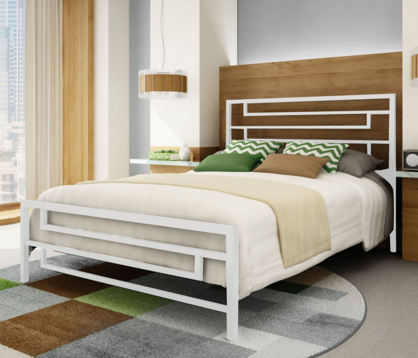 Кровати 140 см, Кровать в стиле лофт Сорренто 1.4