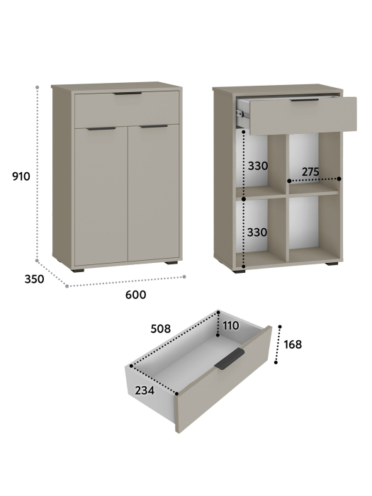 Комоды, Комод Оптима ОП-06