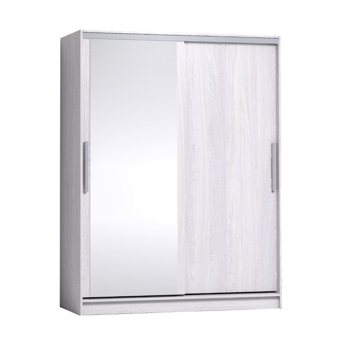 Шкафы-купе 2-х дверные, Шкаф-купе 2-дв  Strike 1600 зеркало/лдсп  (в2105*ш1600*г595)