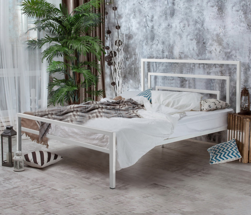 Кровати 160 см, Металлическая кровать Атланта 1.6