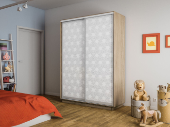 Шкаф-купе Экспресс 2-х дверный Фотопечать Калейдоскоп Стекла 160х60х240