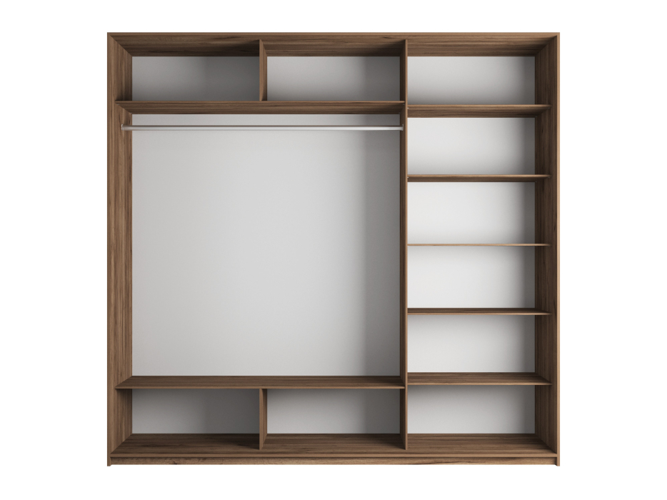 Шкафы-купе 3-х дверные, Шкаф-купе Прайм 3-х дверный Стекла хаки/ДСП/Доводчики 210х57х230