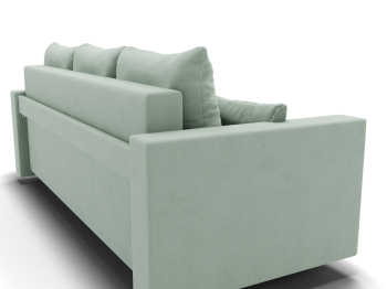 Прямой диван Адам,еврокнижка,велюр