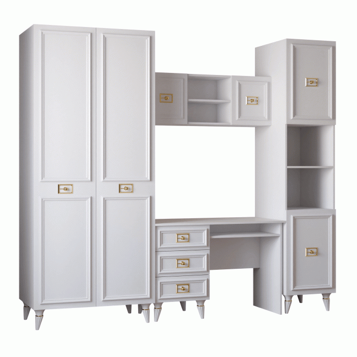 Прямые, Стол Валенсия письменный (1100х600х750) золото